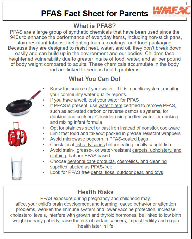 What is PFAS and what you can do as Parents